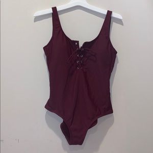 One piece bathing suit